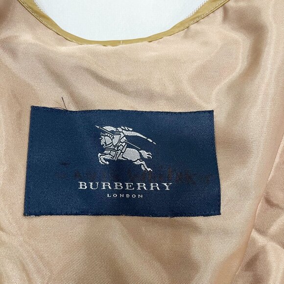 Burberry Trench Coat Wool Interior Zip In Liner Camel Hair - Picture 4 of 8